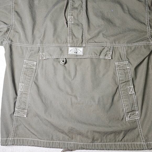 GAP Pullover Hoodie Cargo Jacket Kangaroo Pocket Utility Canvas Unisex XL - Picture 10 of 12